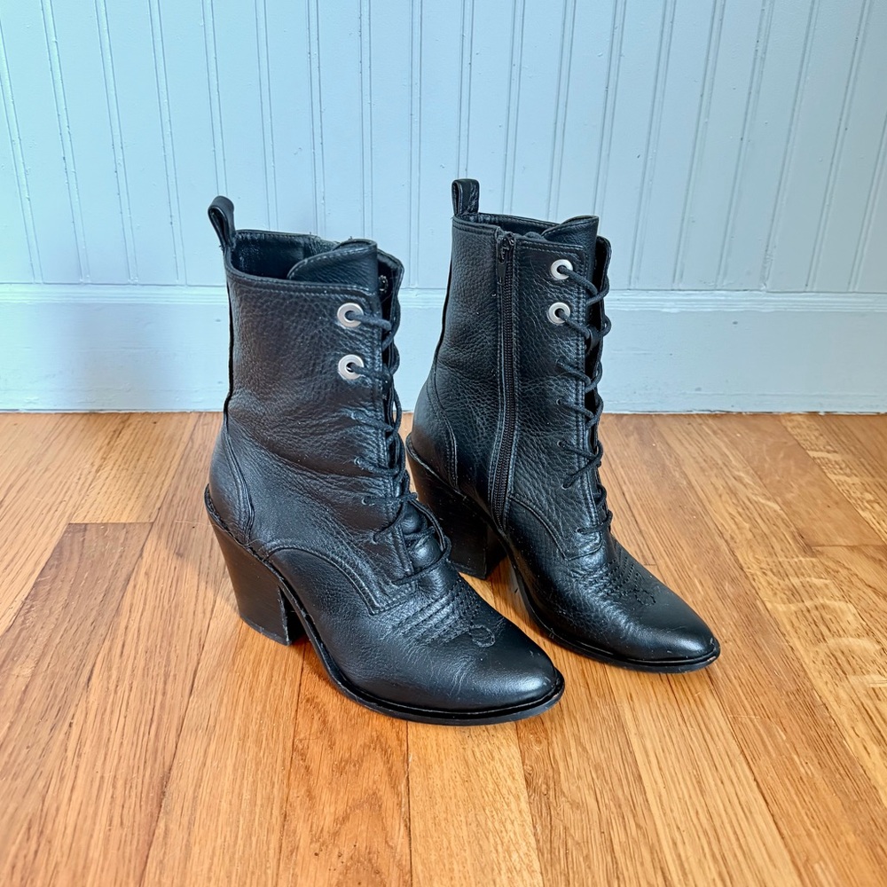 Chinese Laundry lace up boots